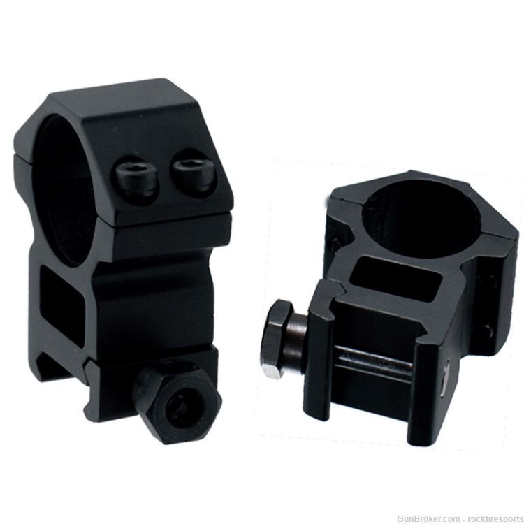  1" High Profile Picatinny Scope Rings /2PCs-img-0