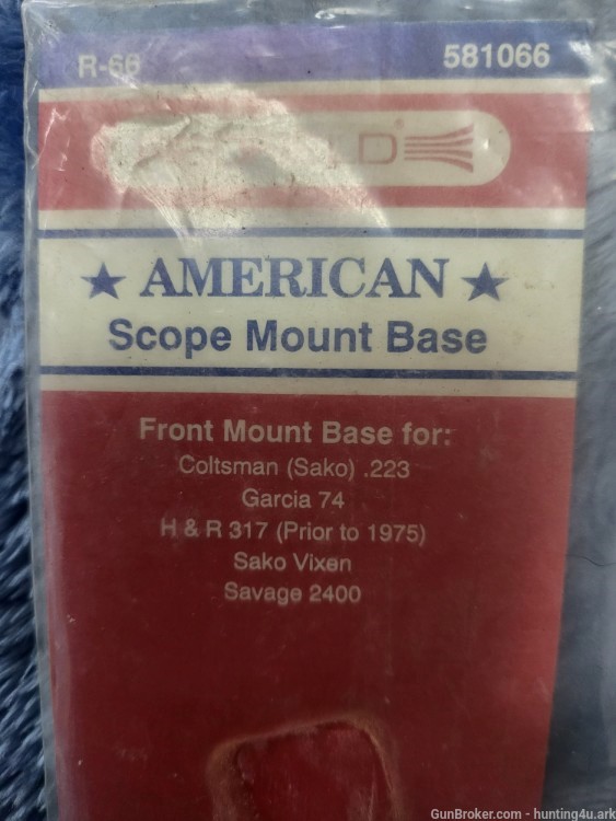 Redfield American Scope Mount Base -img-0