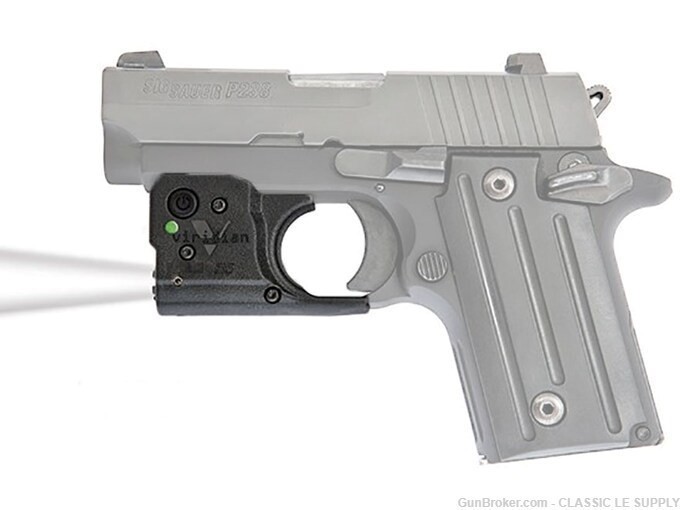 Viridian Reactor TL Weapon Light with 1 CR2 Battery Sig Sauer P238, P938-img-0