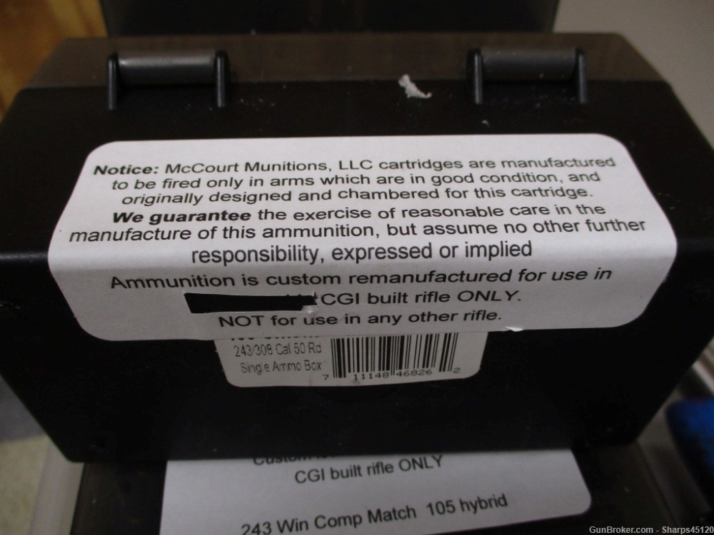 Custom American Rifle Nucleus .243 WinCompMatch + 358 rounds of ammunition-img-27