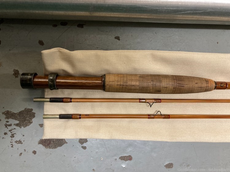 BOB TAYLER 3 PC Fishing rod with case VERY RARE!-img-1