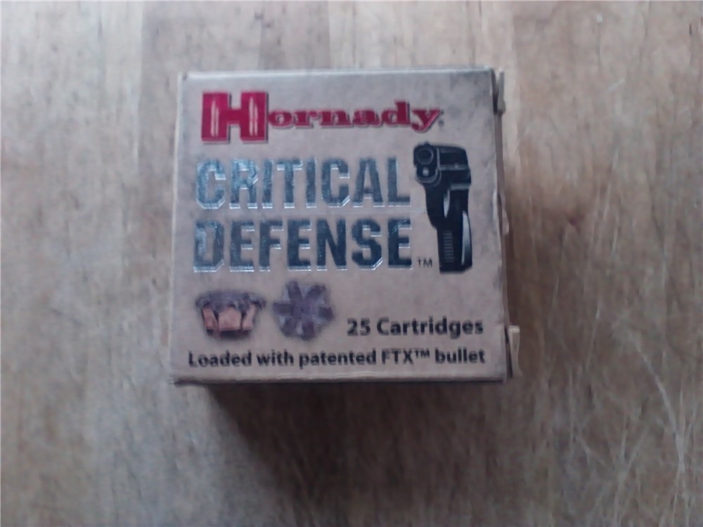 Hornady Critical Defense 9x18 MAK 95 gr. FTX & WPA FMJ ammo-img-0
