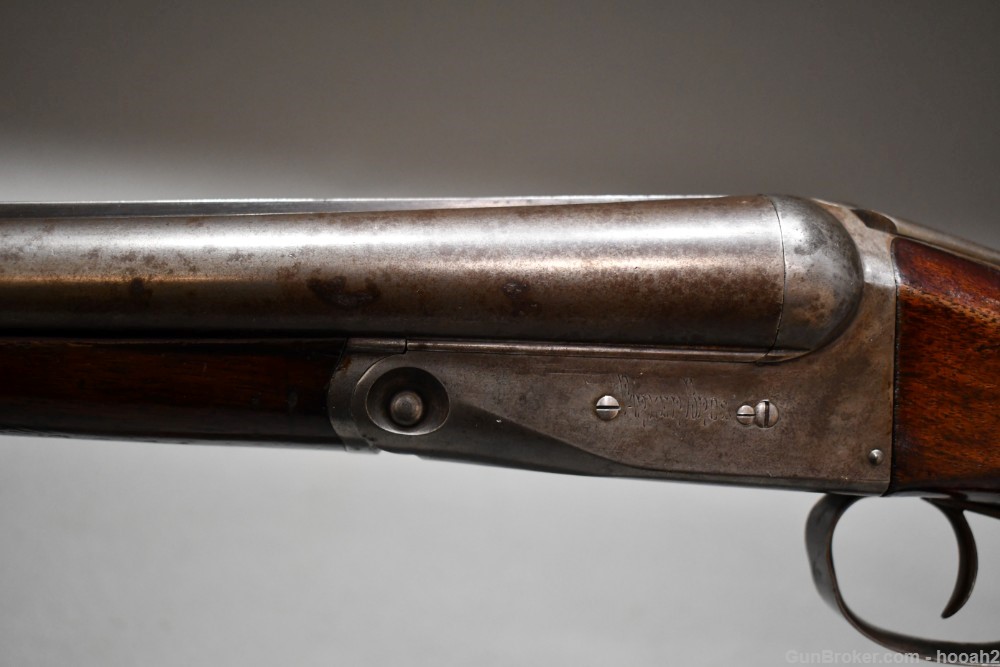 Parker Trojan #2 Frame SxS Boxlock Shotgun 12 G 28" 1920 READ C&R-img-11