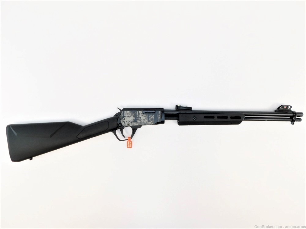 Rossi Gallery Gun Deer Engraved .22 LR 18.5" 15 Rds RP22181SY-EN09-img-1