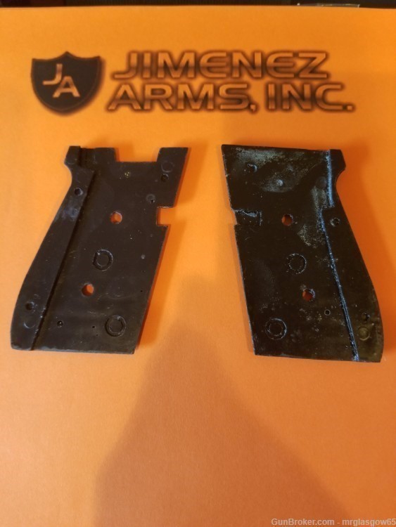 Jimenez Arms J9, JA9, JA LC380 Black Grips with Medallions-img-1