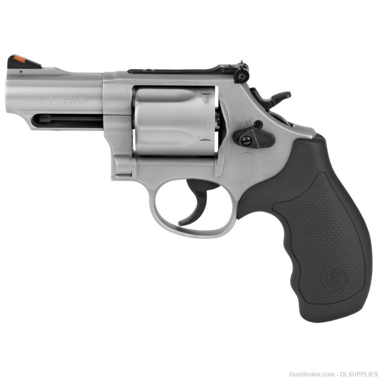 SMITH AND WESSON S&W MODEL 69 COMBAT MAGNUM STAINLESS 2.75" BBL .44 MAG-img-2