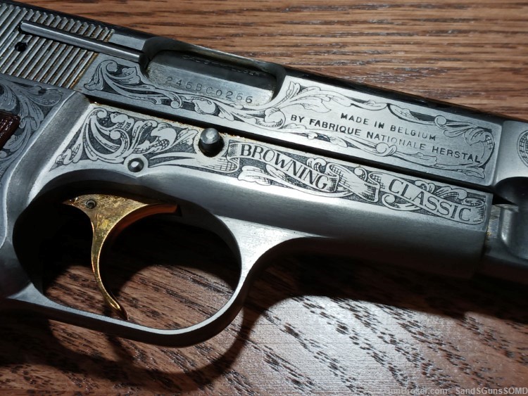 RARE! BROWNING HIGH POWER HI-POWER 9MM CLASSIC ENGRAVED PISTOL 1 OF 5000-img-10
