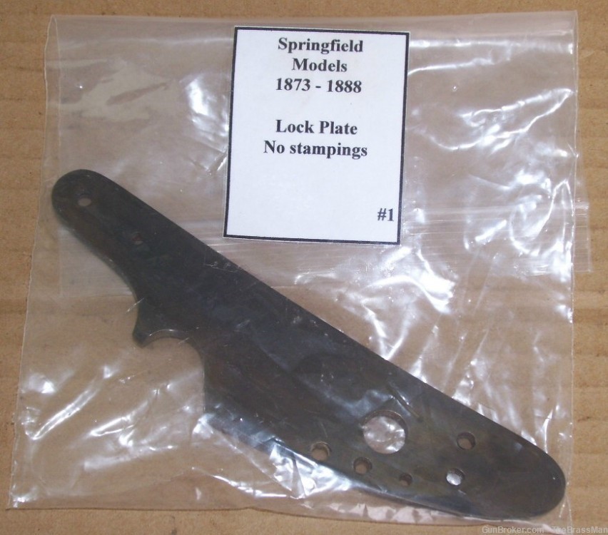 Springfield Trapdoor Lockplate for Models 1873-1888  #1-img-0