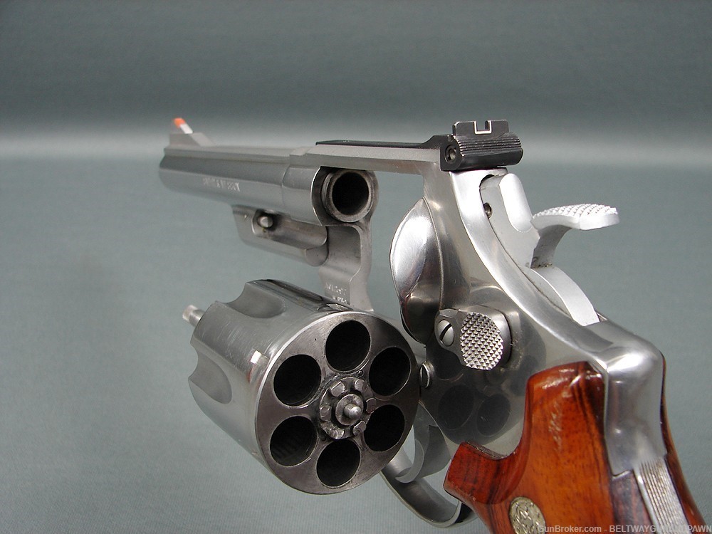 S&W Smith & Wesson 629-1 44 Magnum Stainless 6" Target Mfg 1986-img-9
