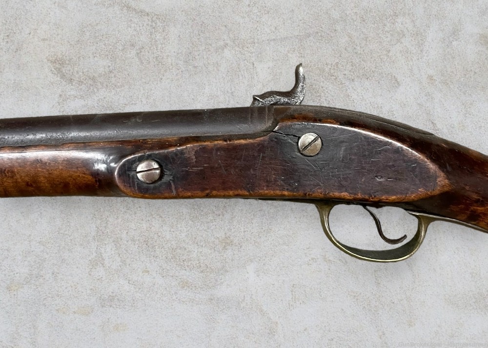 Early American Club Butt Percussion Fowler Muzzleloader-img-7