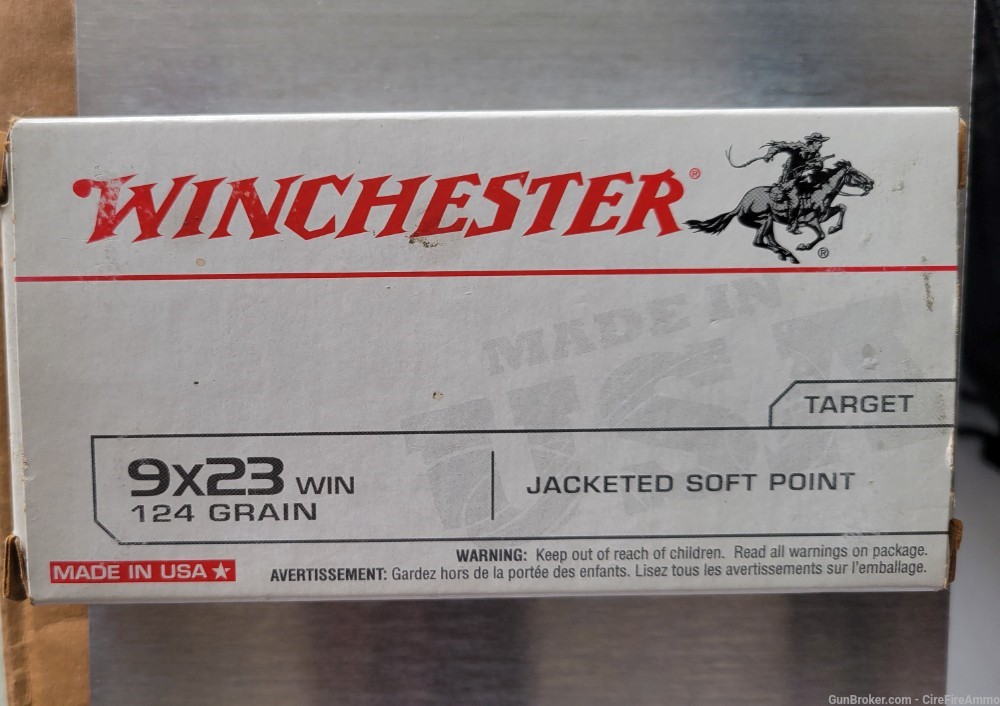 Winchester 9x23 win soft point 50 round box No cc fee-img-0