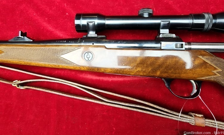 Sako FInnbear 300 H&H Early Example With Period Scope and Mounts-img-2