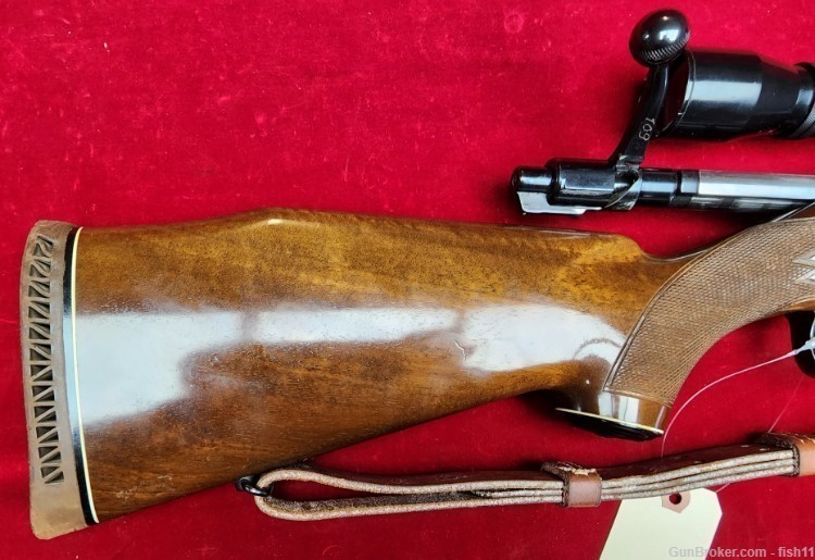 Sako FInnbear 300 H&H Early Example With Period Scope and Mounts-img-5