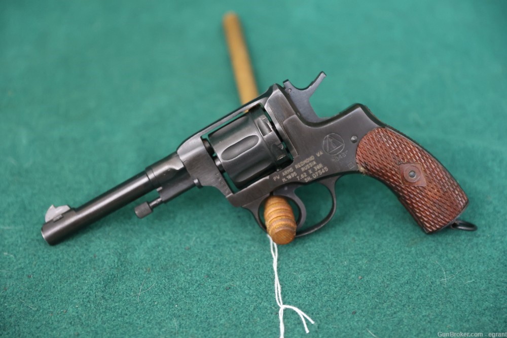 B2977 Mosin Nagant 1895 revolver 6.72X38R W holster-img-1