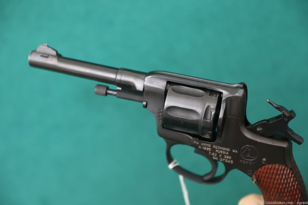 B2977 Mosin Nagant 1895 revolver 6.72X38R W holster-img-6