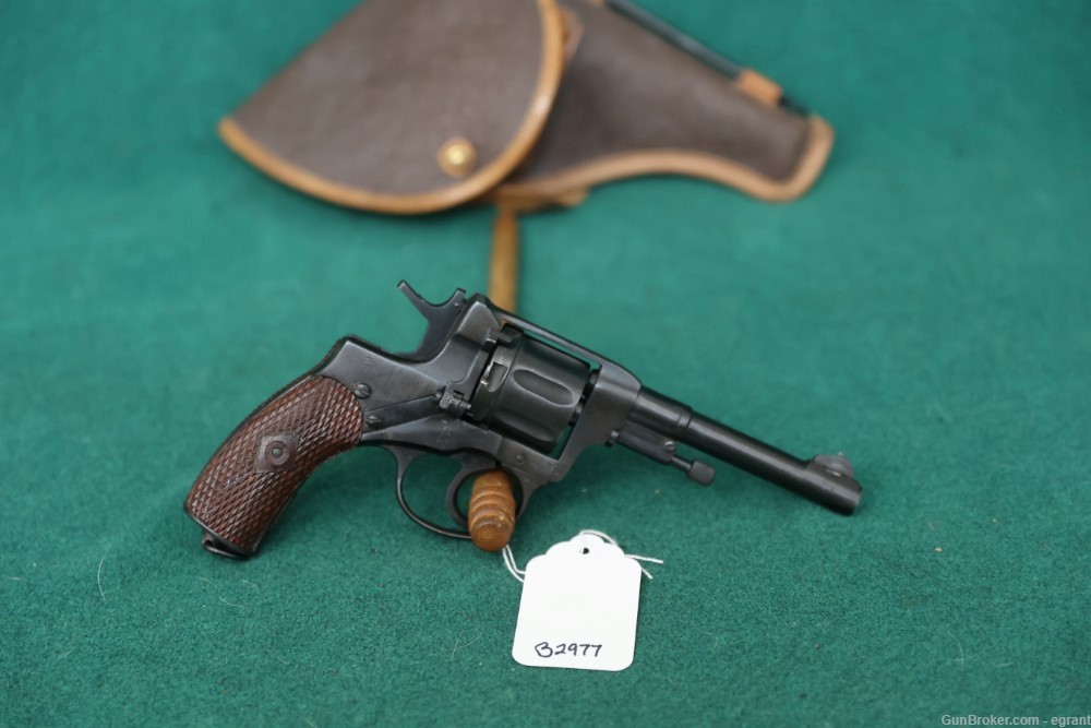 B2977 Mosin Nagant 1895 revolver 6.72X38R W holster-img-0