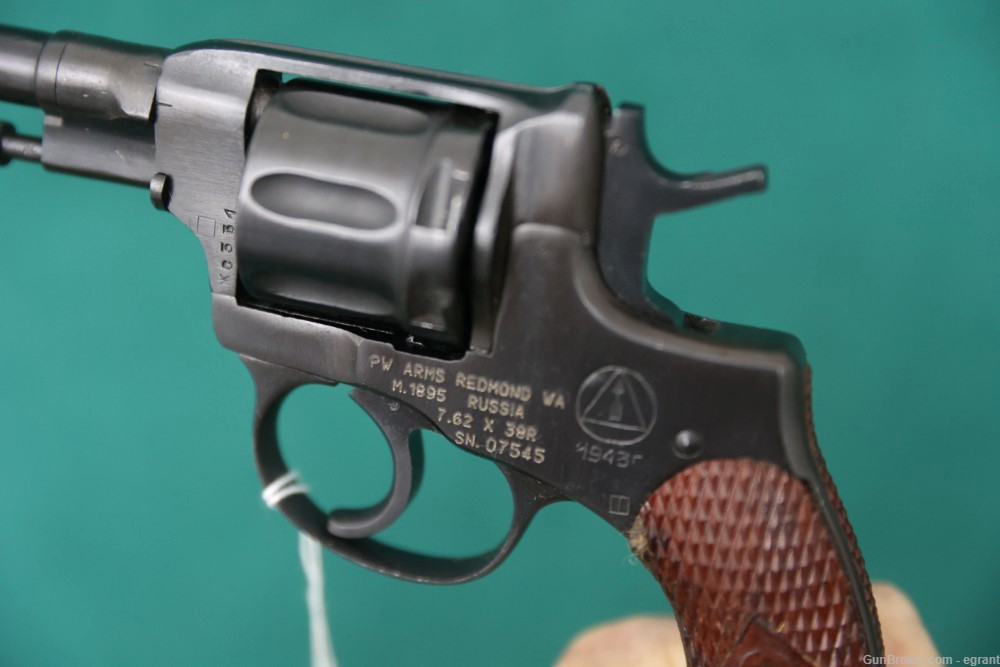B2977 Mosin Nagant 1895 revolver 6.72X38R W holster-img-2