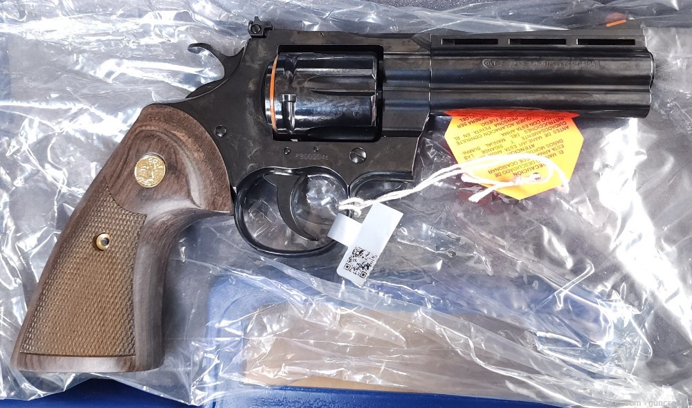 Colt python bp4wts blued blue 357mag brand new 2024 stunner 4 25