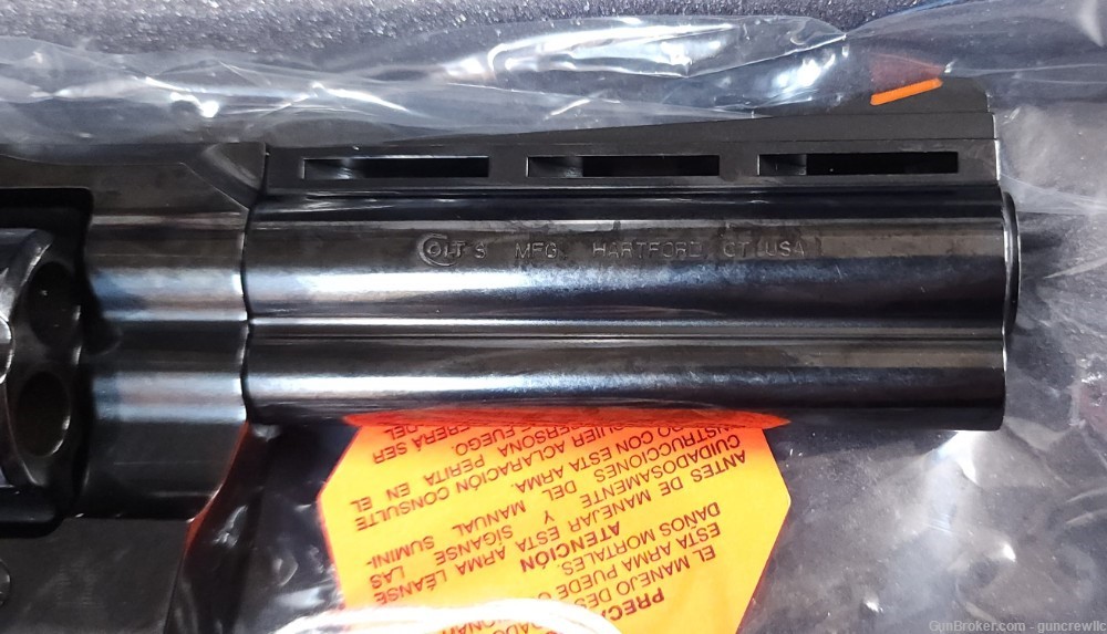 Colt python bp4wts blued blue 357mag brand new 2024 stunner 4 25