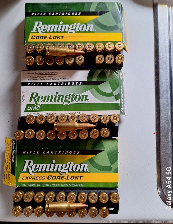(59) factory rounds Remington 30 AR-img-1