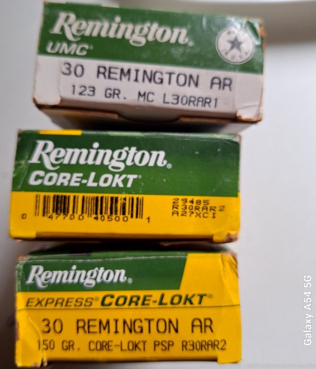 (59) factory rounds Remington 30 AR-img-0