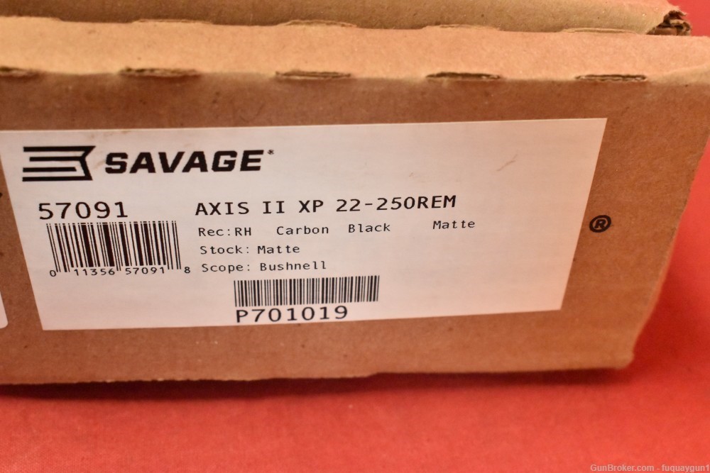 Savage AXIS II XP 22-250 REM 22" Bushnell 4-12x40 Savage-AXIS II-img-9