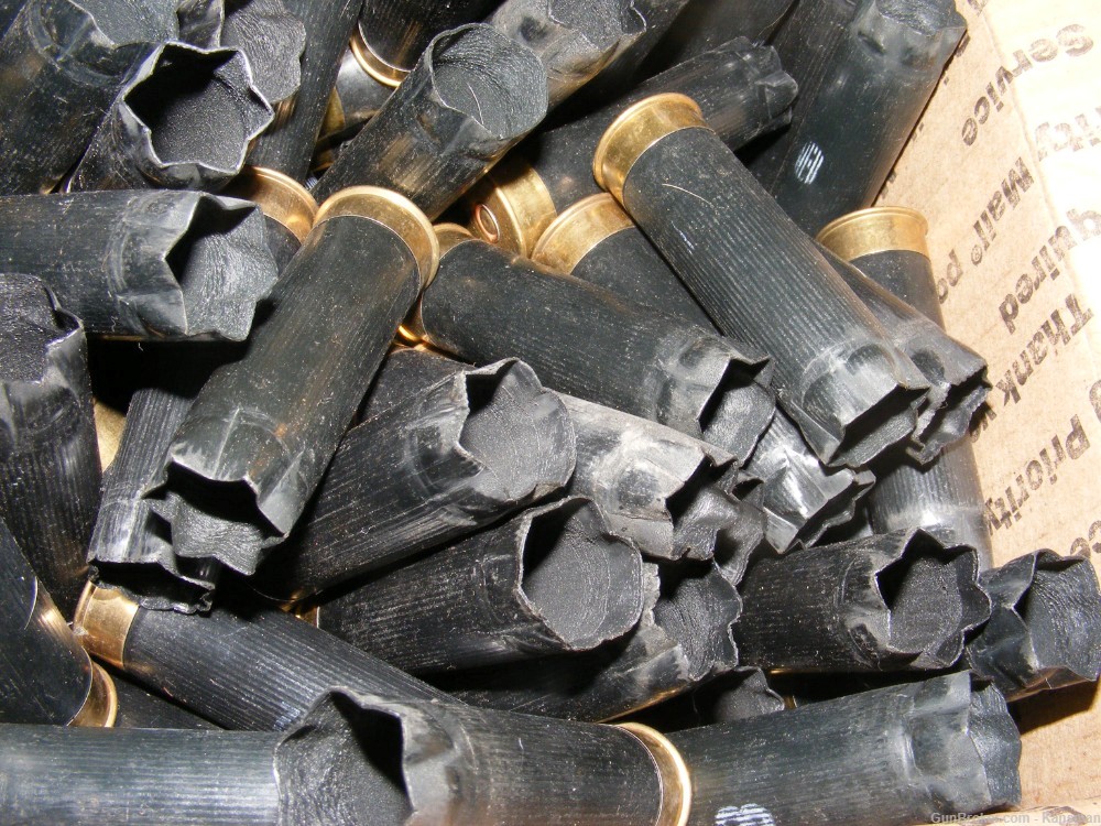 200 Black Remington 12 Gauge Empty Hulls for Shotgun Reloader -img-5