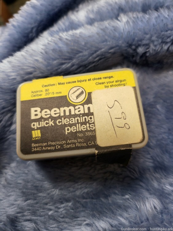 Beeman Quick Cleaning Pellets #3865 .20"/5mm 2 boxes 80ct each-img-1
