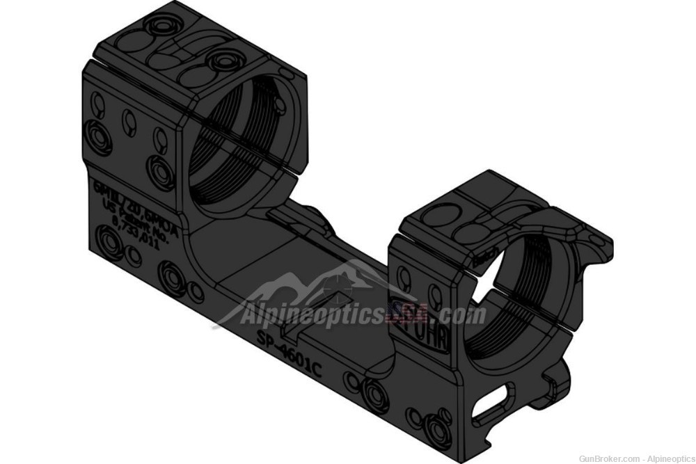 Spuhr SP-4601C Scope Mount 34mm, H30/1.18" 6 MIL/20.6 MOA for Picatinny-img-4