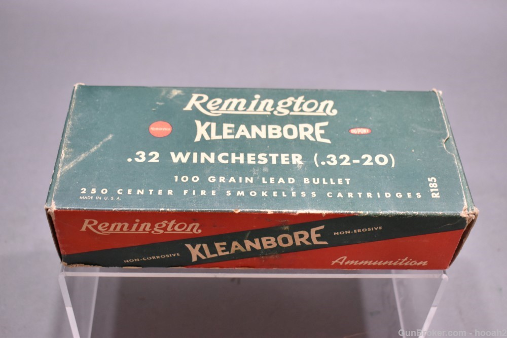 WOW! Full Brick 250 Rds Remington Kleanbore 32 Winchester 32-20 100 G Lead -img-0