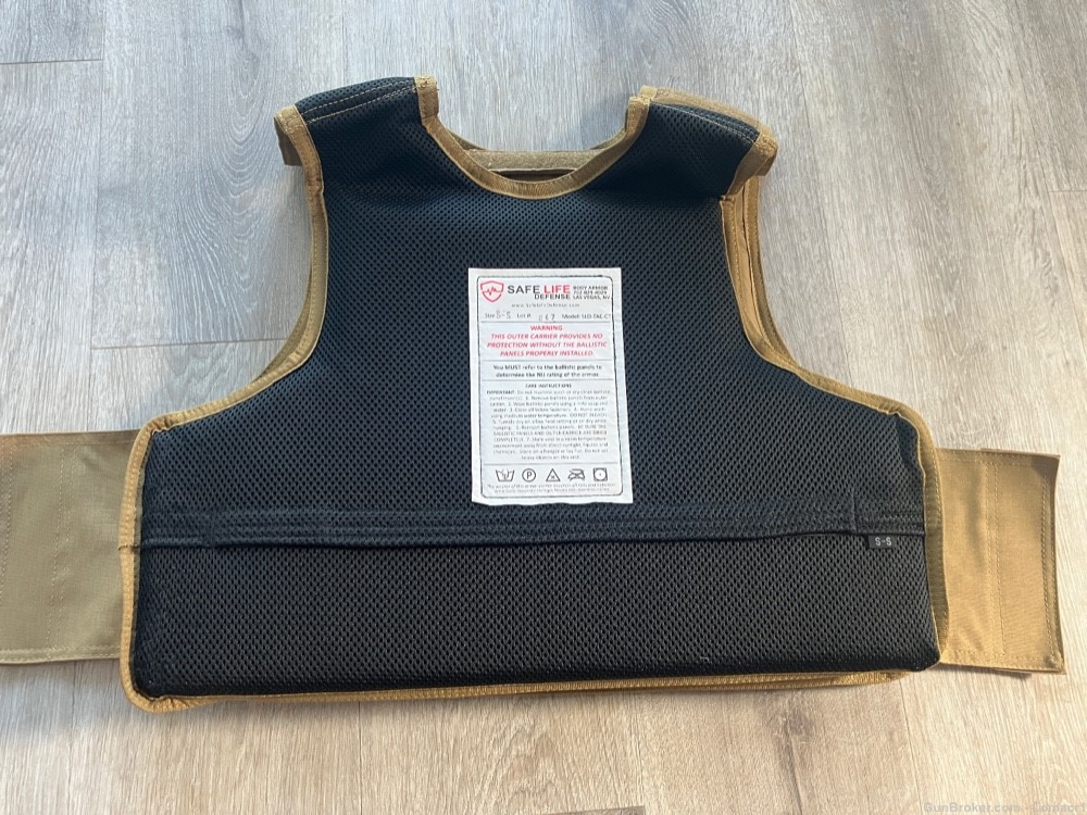 Safe Life FRAS Bulletproof Vest Small New-img-3