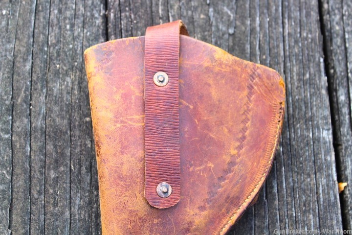 Late 1800's Russet "Slim Jim" Style Holster-img-4
