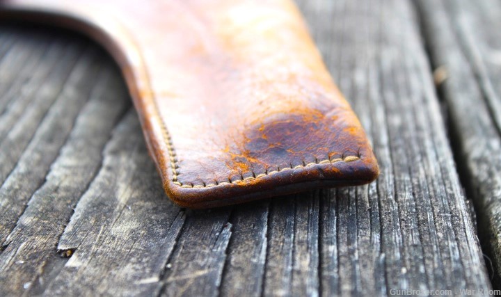 Late 1800's Russet "Slim Jim" Style Holster-img-7