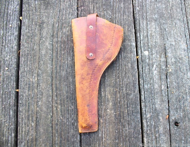 Late 1800's Russet "Slim Jim" Style Holster-img-3