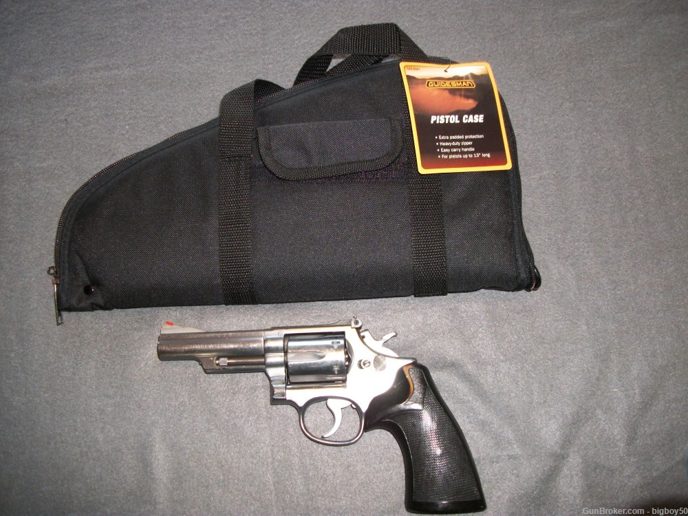 SMITH & WESSON .357 MAGNUM MOD 66 NO DASH STAINLESS STEEL WITH NEW CASE-img-8