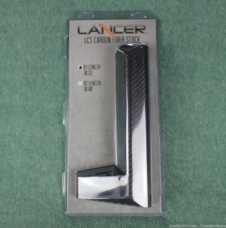 Lancer LCR A1 Length 10.25" Carbon Fiber AR-15/10 Fixed Length Riflestock-img-5