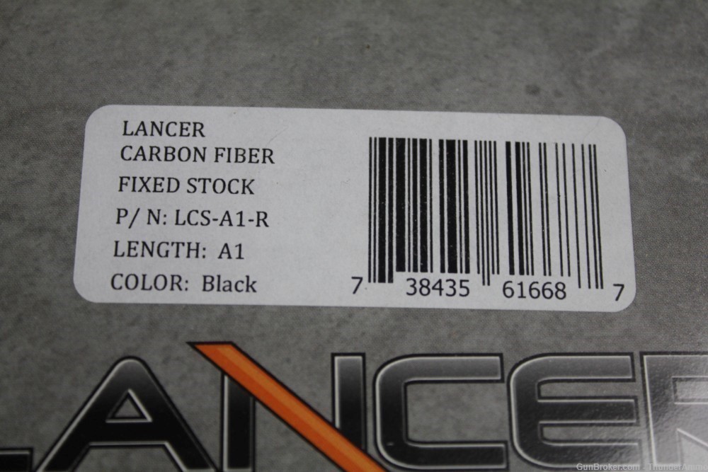 Lancer LCR A1 Length 10.25" Carbon Fiber AR-15/10 Fixed Length Riflestock-img-7