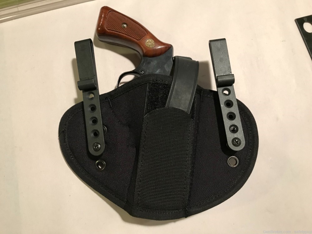 Uncle Mike's Tactical AMBI IWB/OWB Pancake Holster S&W 1 7/8" -3" J Frame-img-3
