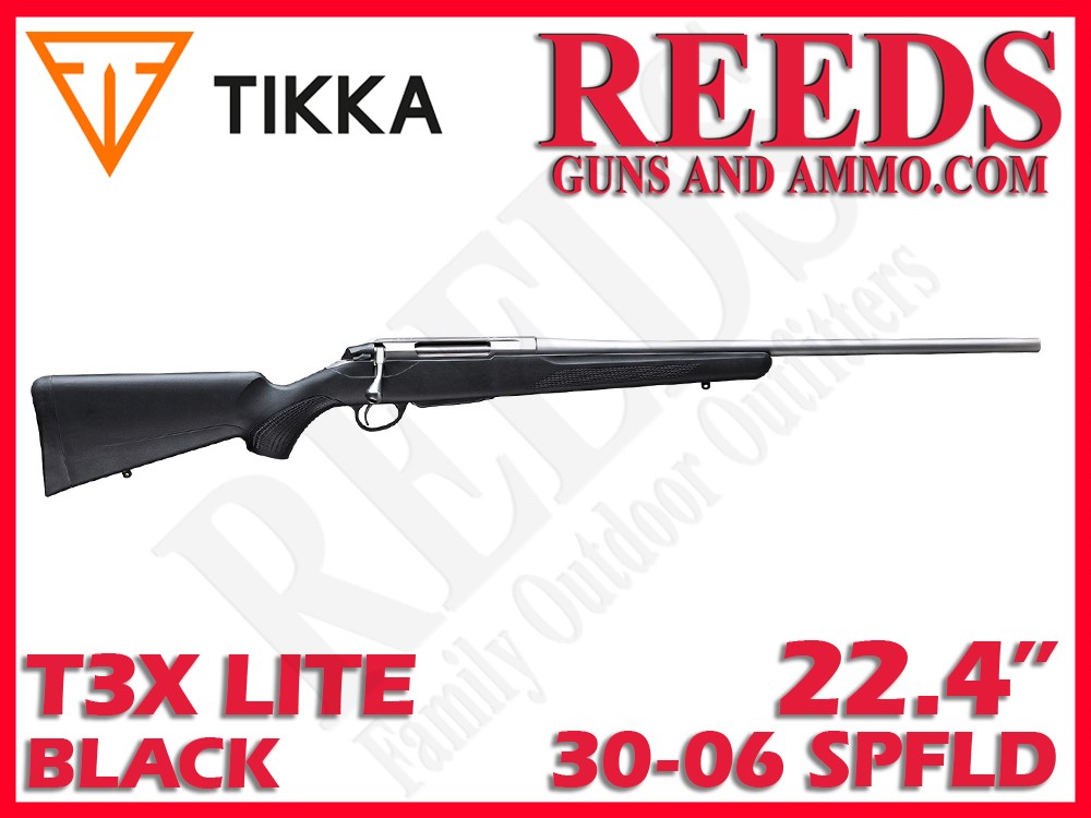 Tikka T3x Lite Black Stainless 30-06 Springfield 22.4in JRTXB320-img-0
