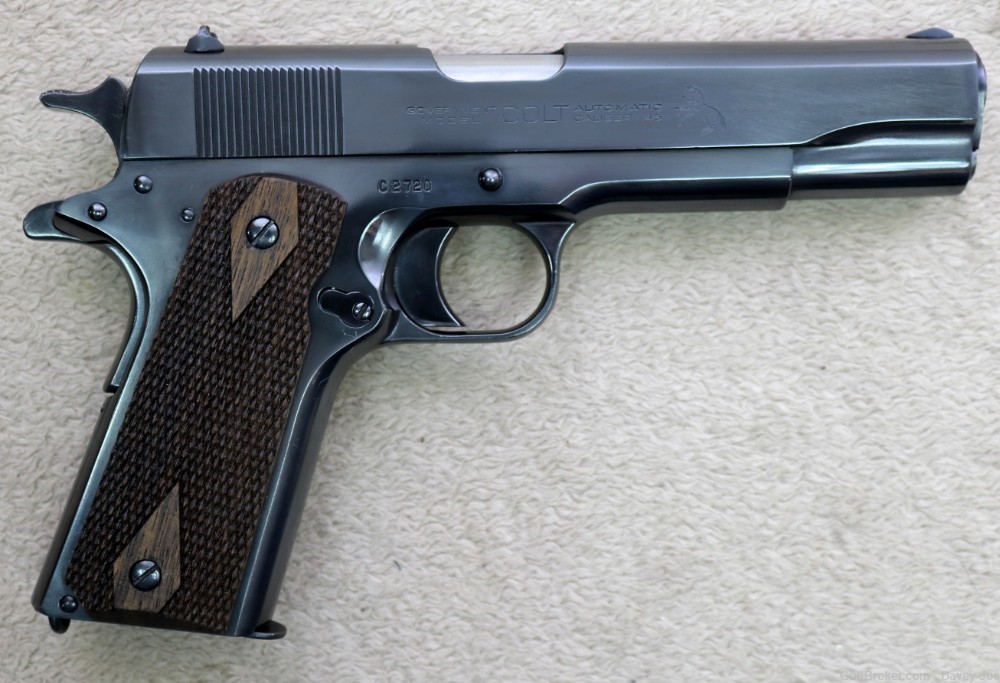 Beautiful Early Colt Model 1911 Government Model Commercial 45 ACP 1913 -img-0