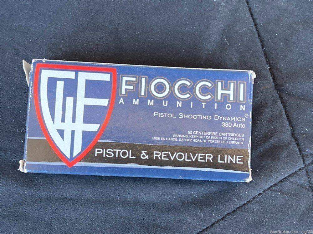 FIOCCHI 380 AUTO 95GR, FMJ, FULL BOX 50RDS-img-0