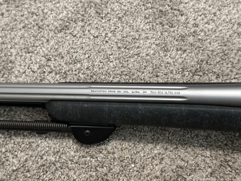 Remington 700 VSSF 7mm RUM varmint stainless fluted SF bipod Brake 26”-img-6