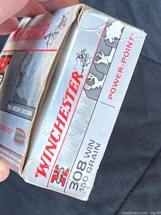 WINCHESTER SUPER X 308 WIN, 150GR, POWER POINT AMMO-img-2