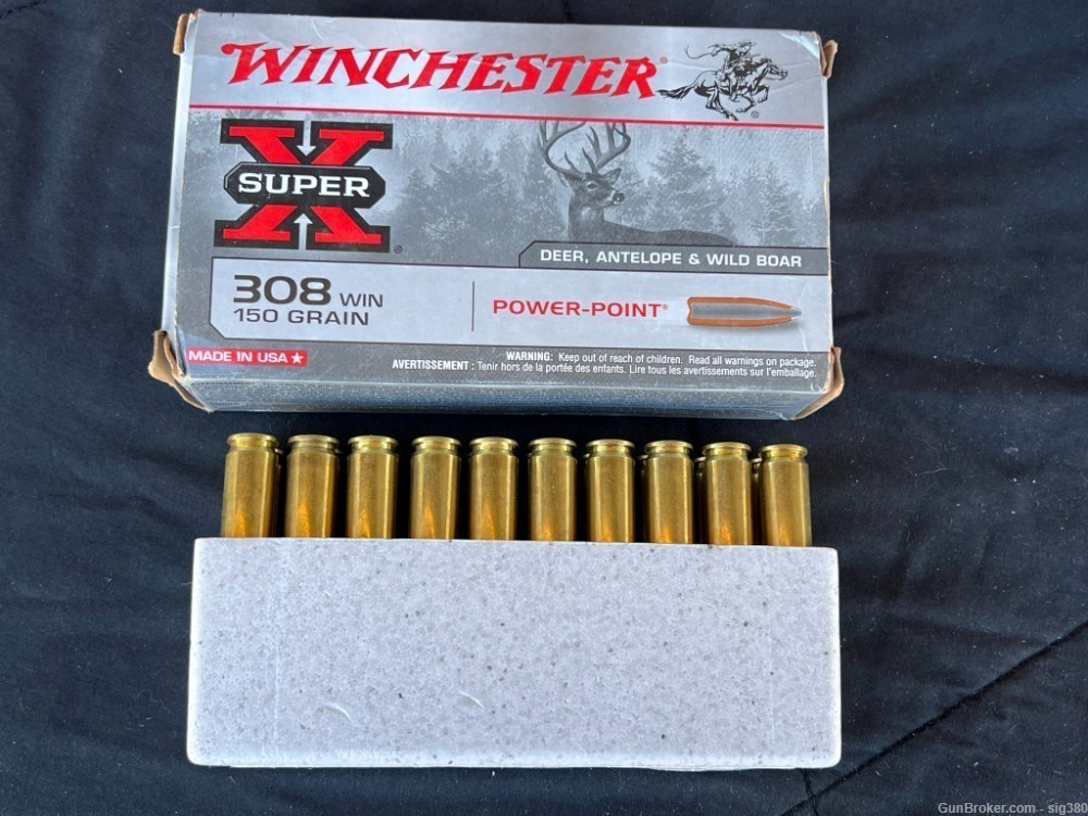 WINCHESTER SUPER X 308 WIN, 150GR, POWER POINT AMMO-img-0