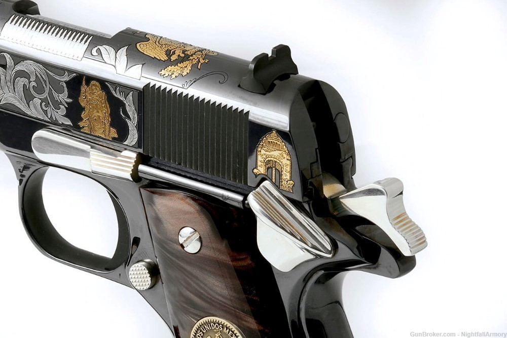 Colt 1911 Govt La Revolucion Pancho Villa .38 Super SK Custom 1 of 300 made-img-3