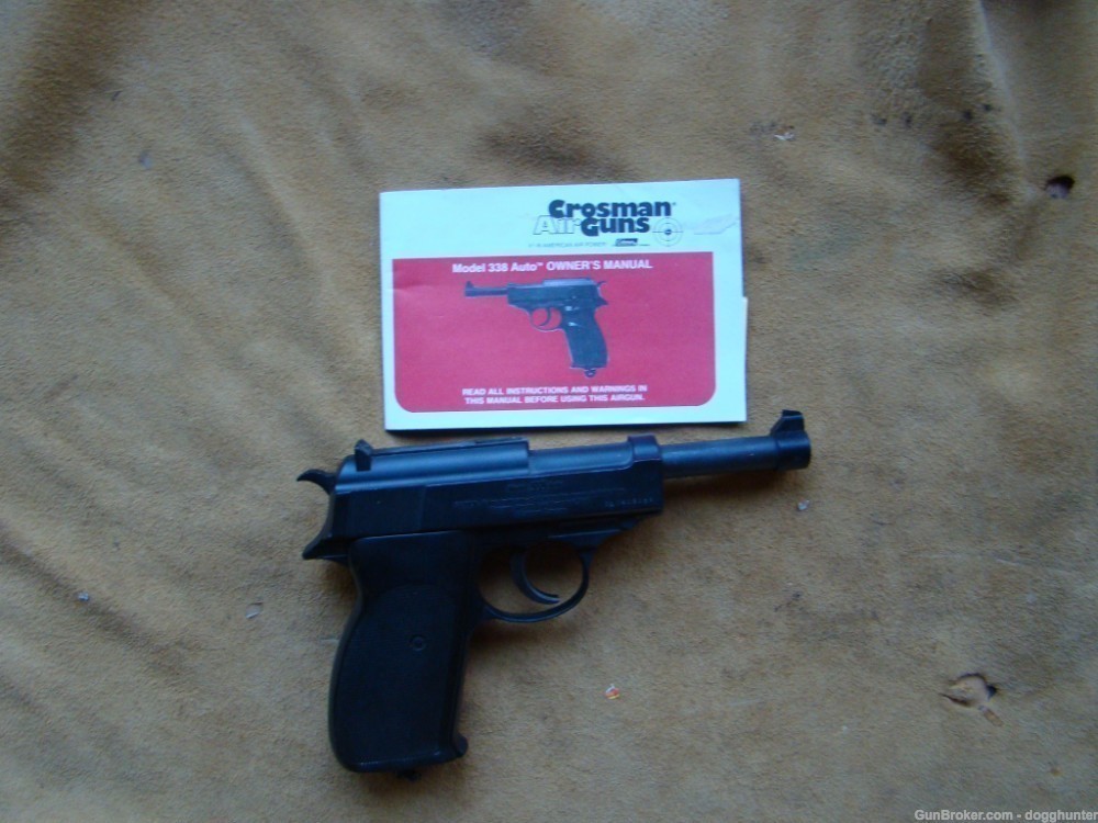  Luger crosman model 338 auto pistol walther p38 replica-img-0