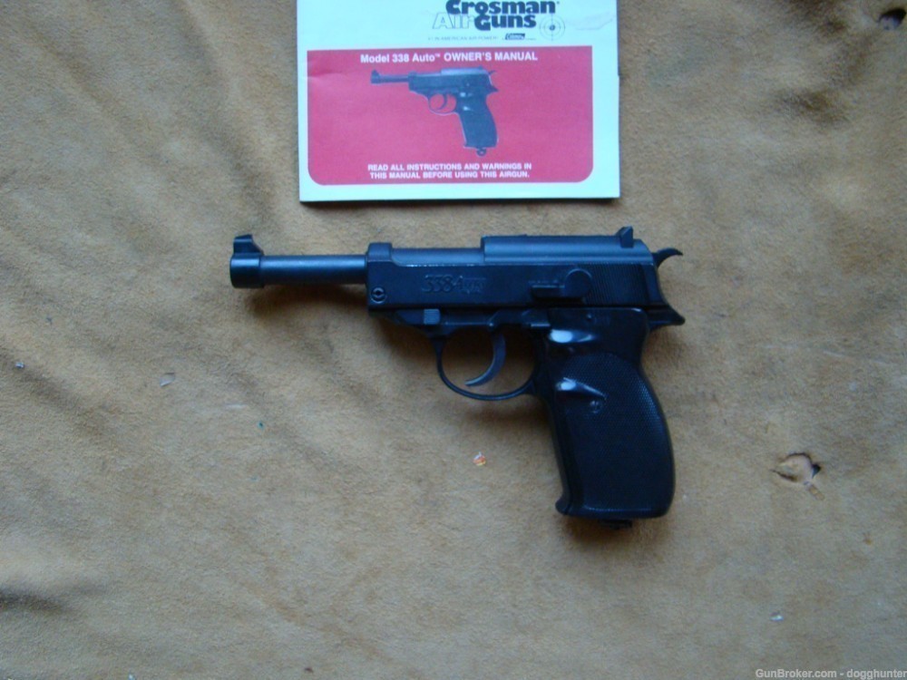  Luger crosman model 338 auto pistol walther p38 replica-img-1