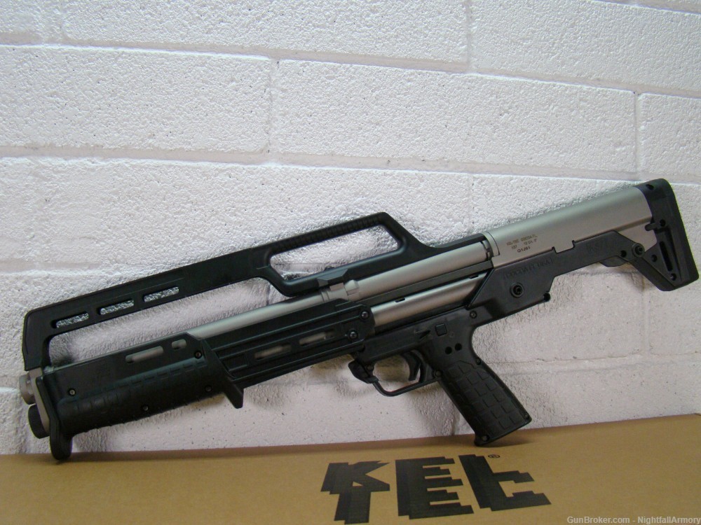 KelTec KS7 12 gauge bullpup Shotgun 2-tone black & Titanium KS-7 KS7TTM New-img-1