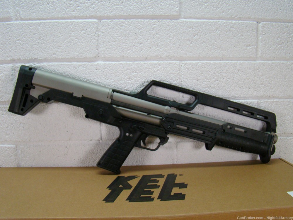 KelTec KS7 12 gauge bullpup Shotgun 2-tone black & Titanium KS-7 KS7TTM New-img-26