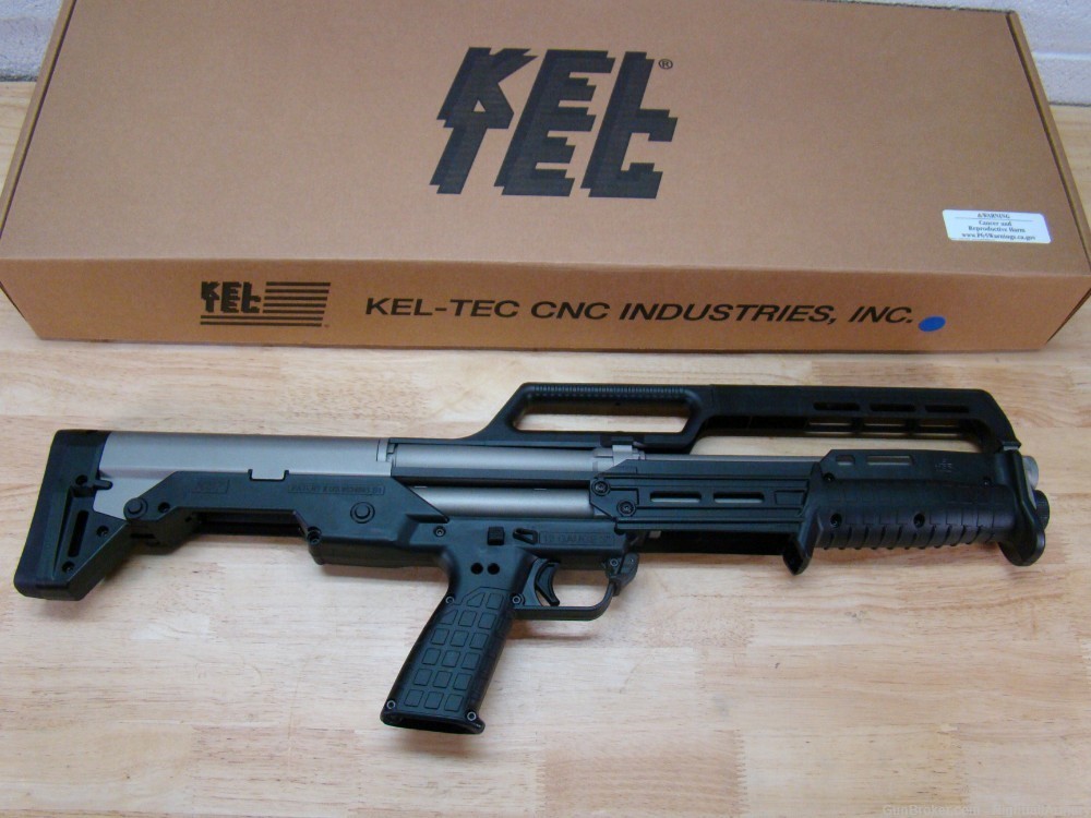 KelTec KS7 12 gauge bullpup Shotgun 2-tone black & Titanium KS-7 KS7TTM New-img-17